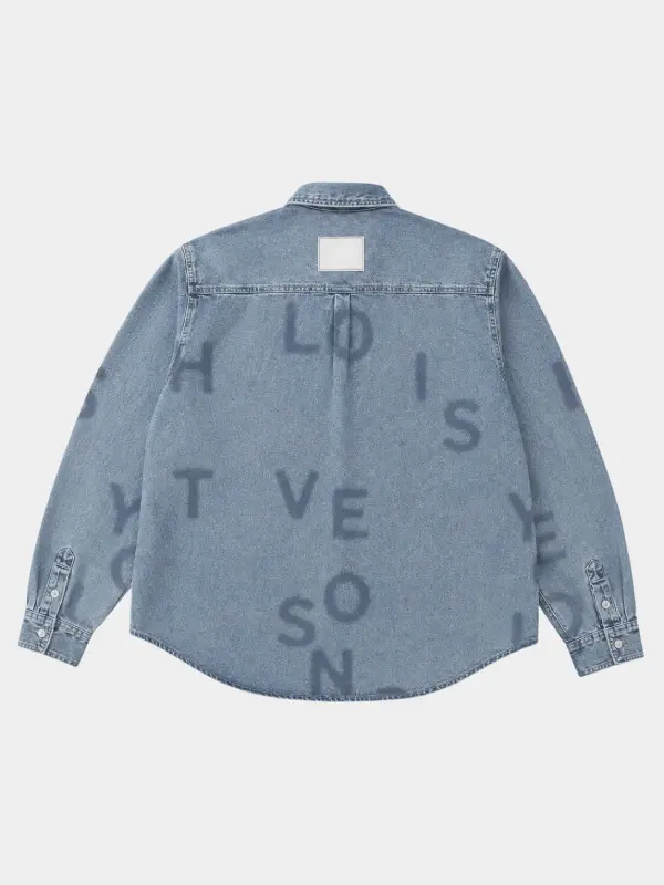BTS Arirang New York Denim Shirt Blue