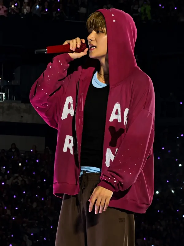 BTS Arirang New York Hoodie Red