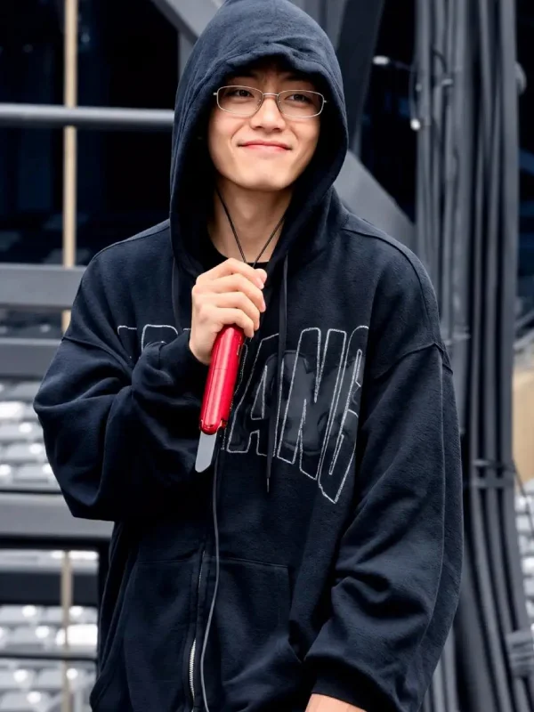 BTS Kim Taehyung Arirang Black Zip-Up Hoodie