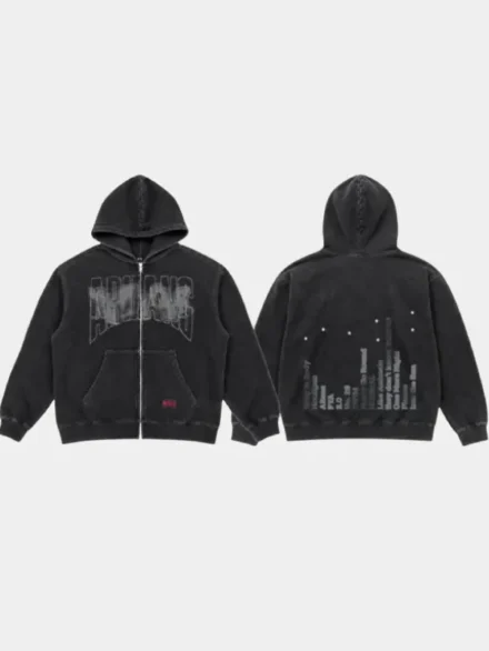 BTS Kim Taehyung Arirang Zip-Up Hoodie Black