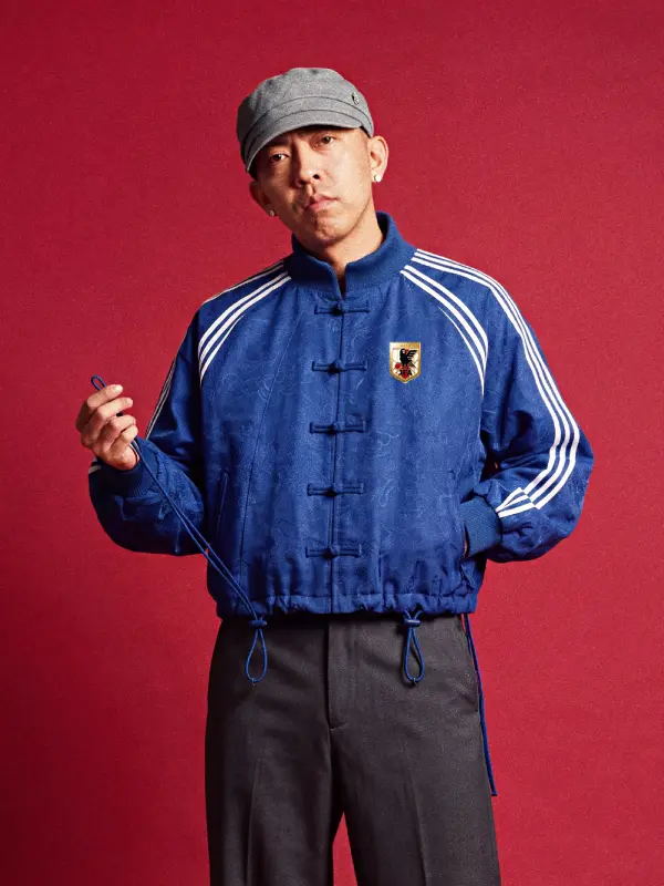 Bape x Japan Football Chinese New Year Jacket Blue