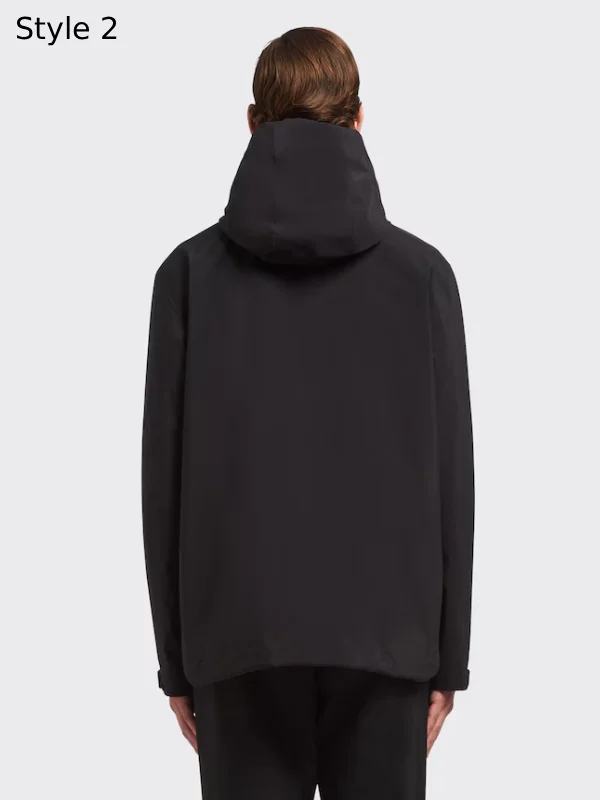 Black Windbreaker Prada Jacket