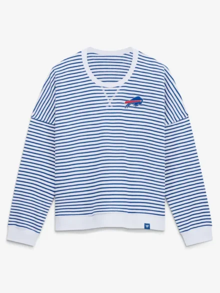 Buffalo Bills Striped French Terry Sweatshirt
