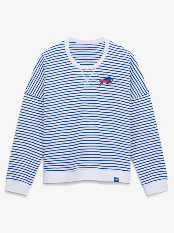 Buffalo Bills Striped French Terry Sweatshirt