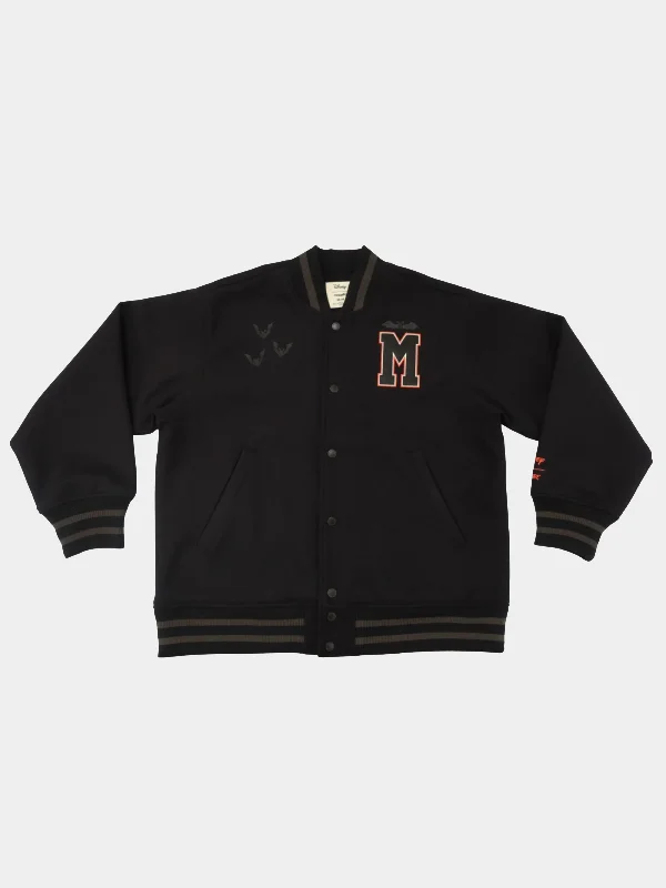 Cakeworthy Mickey Mouse Vampire Varsity Jacket Black