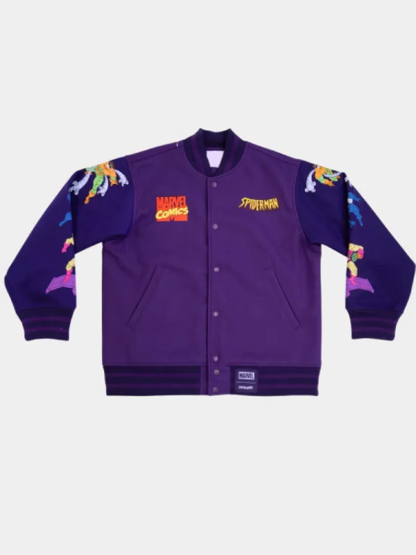 Cakeworthy Spider Man Jacket Purple