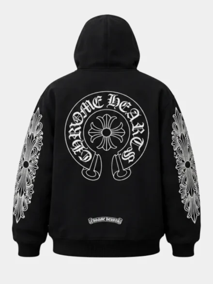 Chrome Hearts Carhartt Jacket Hoodie Black