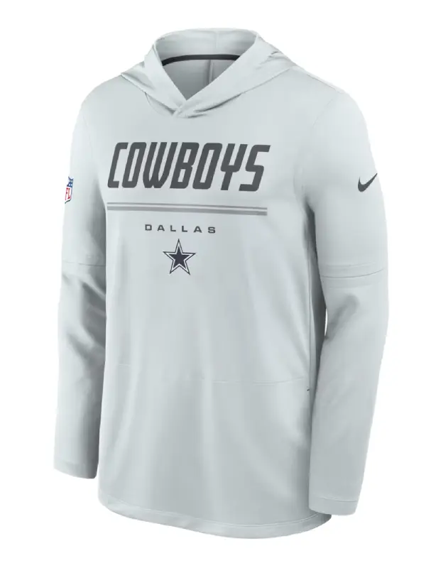 Dallas Cowboys Nike Sideline Long Sleeve Hooded T-shirt