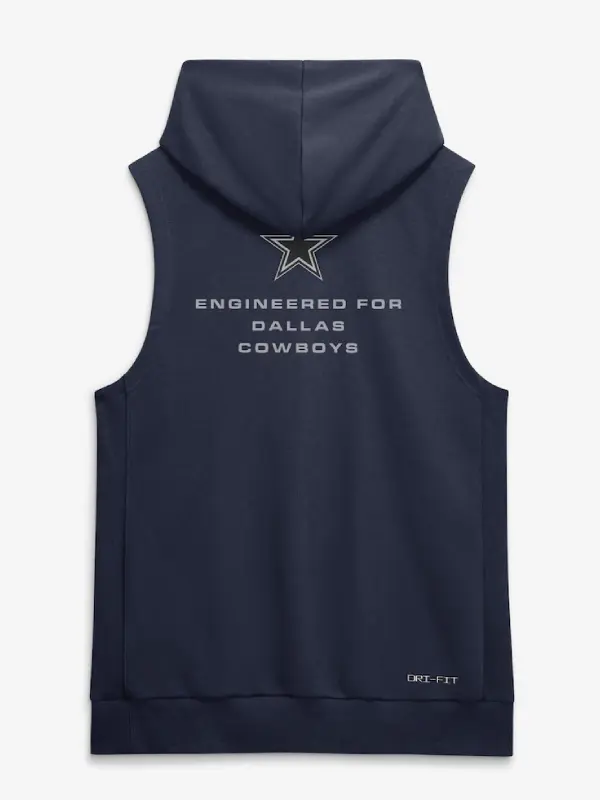 Dallas Cowboys Sleeveless Hoodie Nike