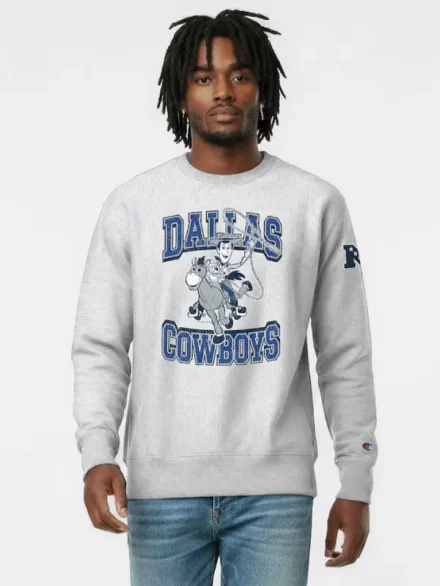 Disney x Champion Cowboys Woody Reverse Weave Sweatshirt