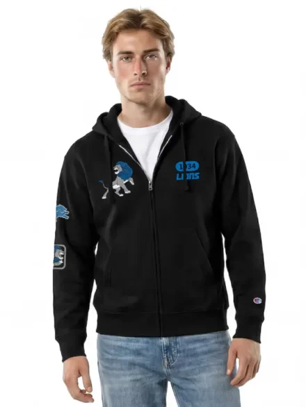Disney x Champion Detroit Lions Simba All-Star Full-Zip Hoodie