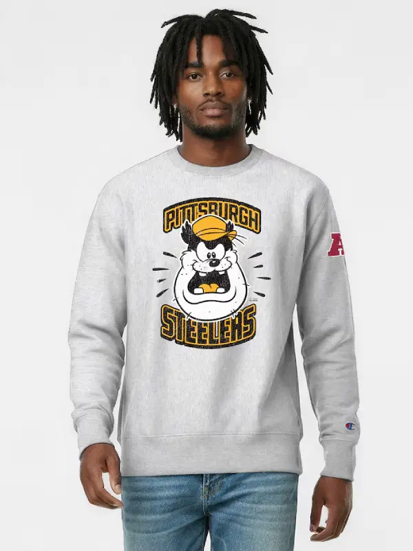 Disney x Champion Steelers Pete Reverse Weave Sweatshirt