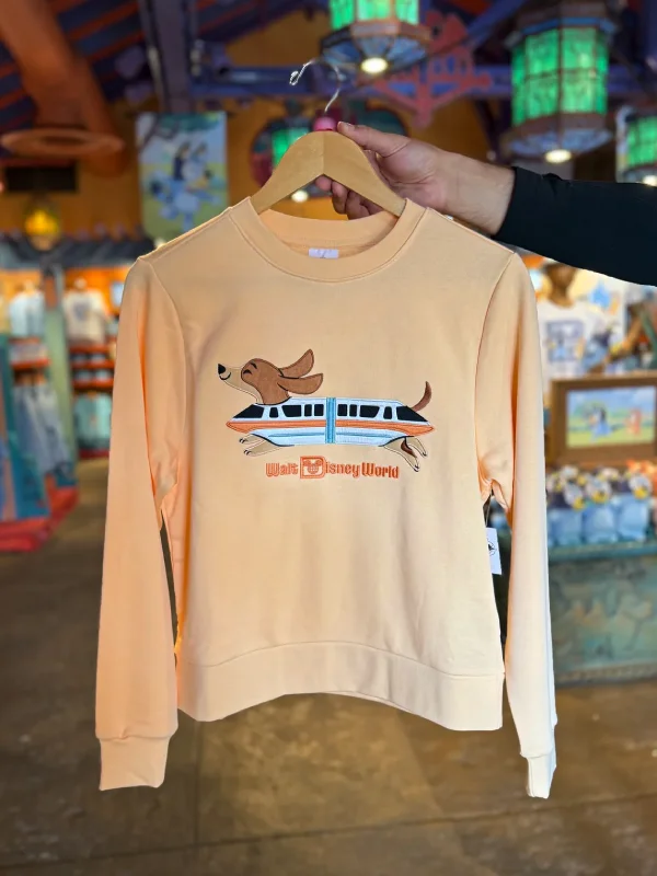 Disneyland dachshund monorail sweatshirt