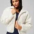 Fabletics Teddy Jacket White