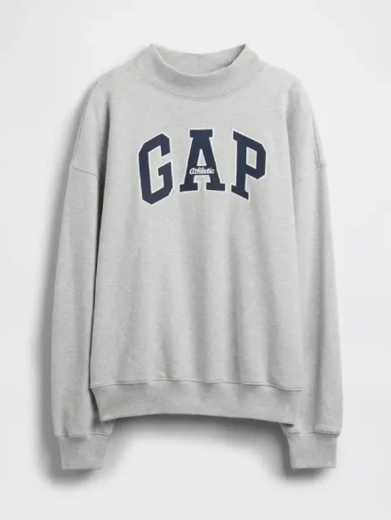 Gap Mockneck Sweatshirt Grey