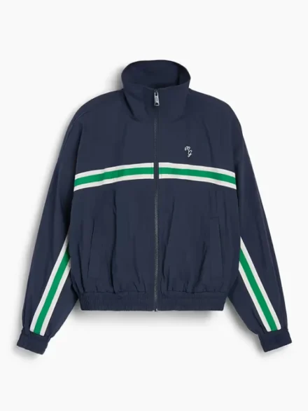 Gap × Malbon Poplin Windbreaker Jacket Navy