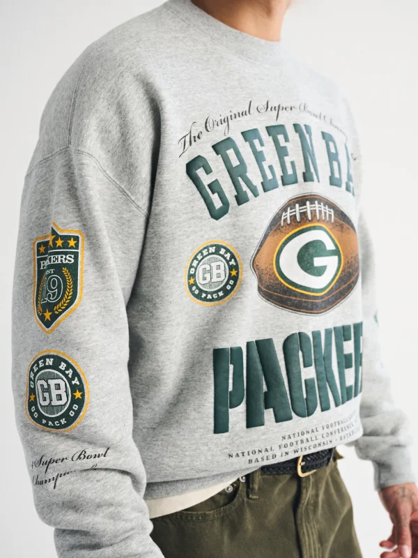 Green Bay Packers Crew Sweatshirt Abercrombie