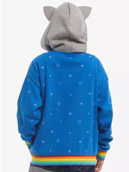 Hot Topic Nyan Cat Plush Ears Girls Hoodie