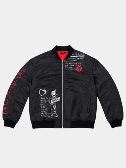 Jungkook Arirang Bomber Jacket Black