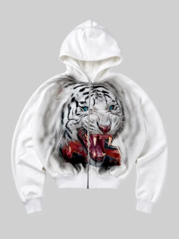 Kanye West Tiger Hoodie LA Maskarade
