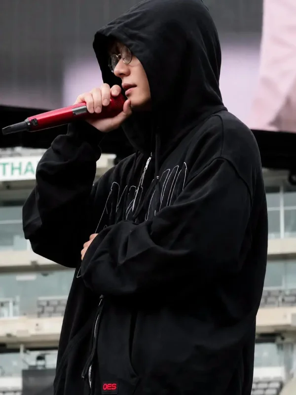 Kim Taehyung BTS Arirang Zip-Up Hoodie Black