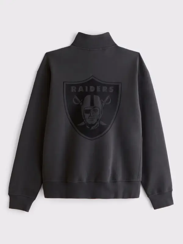 Las Vegas Raiders Abercrombie YPB neoKNIT MAX Half-Zip Sweatshirt
