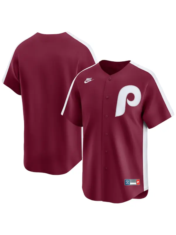 Maroon Phillies Jersey Nike