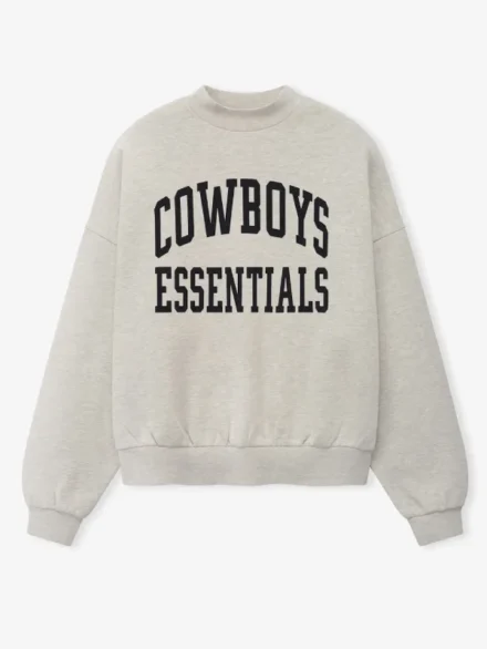 Men's Fear of God Heather Gray Dallas Cowboys Training Camp Boxy Sweatshirt