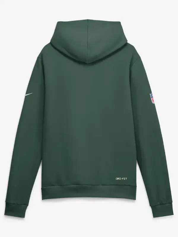 Men's Green Bay Packers Nike Green Sideline Standard Issue Top Prospect Dri-FIT Hoodie