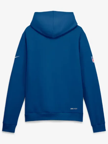Men's Indianapolis Colts Nike Royal Sideline Standard Issue Top Prospect Dri-FIT Hoodie