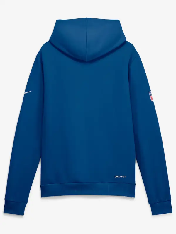 Men's Indianapolis Colts Nike Royal Sideline Standard Issue Top Prospect Dri-FIT Hoodie