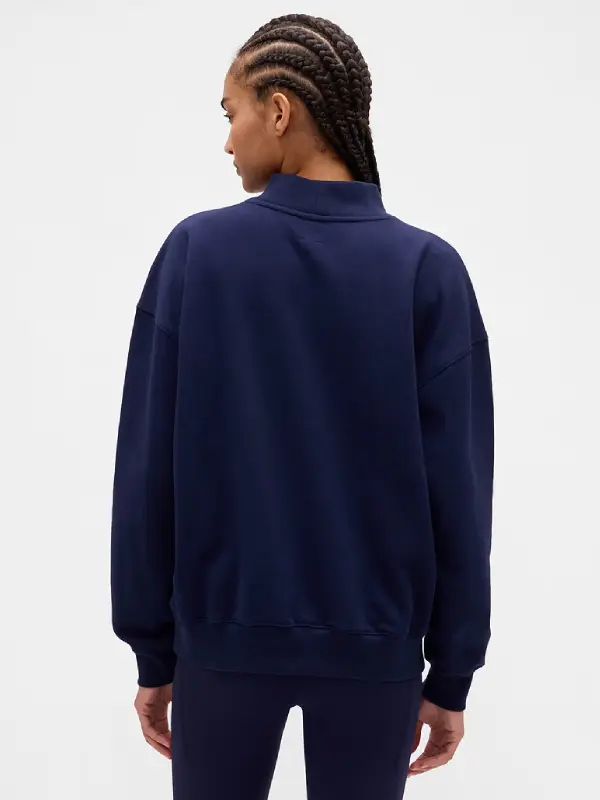Mockneck Gap Sweatshirt