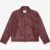 Mutimer Linea Leather Jacket Burgundy