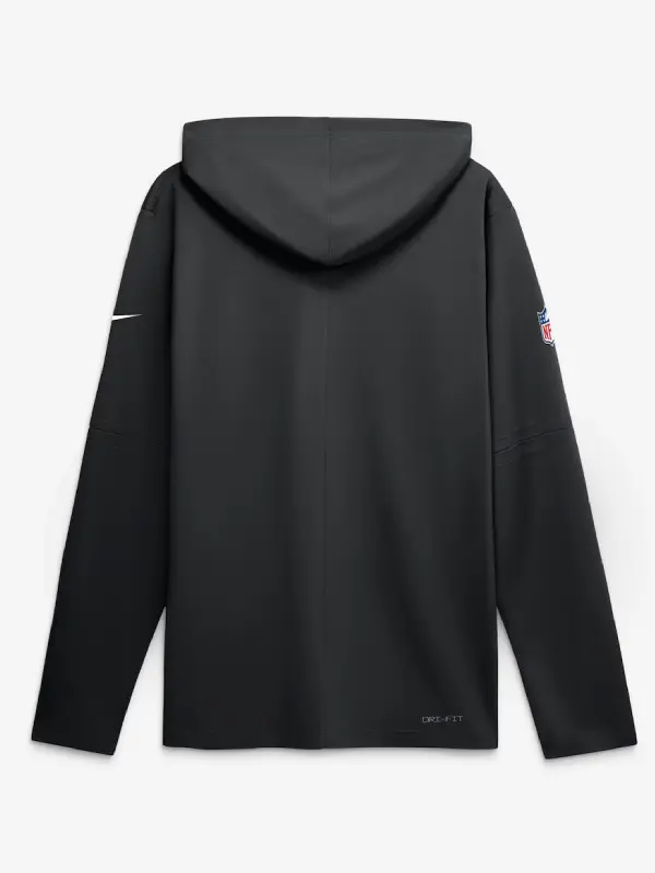 Nike Detroit Lions Sideline Game On Long Sleeve Hooded Top