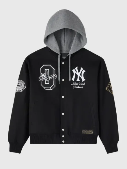 OVO Yankees Insulated Twill Bomber Jacket Black