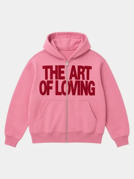 Olivia Dean The Art Of Loving Pink Hoodie