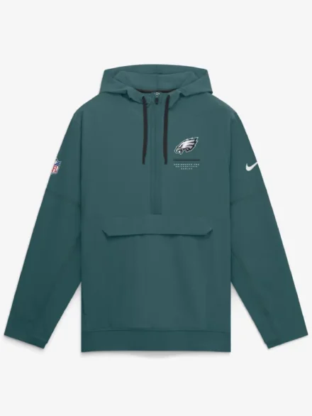 Philadelphia Eagles Sideline Anorak Half-Zip Jacket 2026