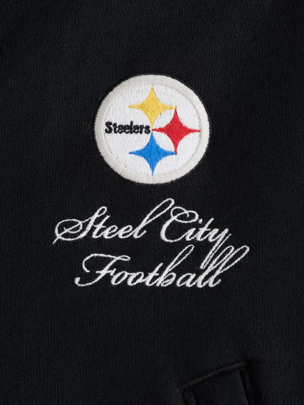 Pittsburgh Steelers Abercrombie YPB On The Go 6AM Hoodie Black