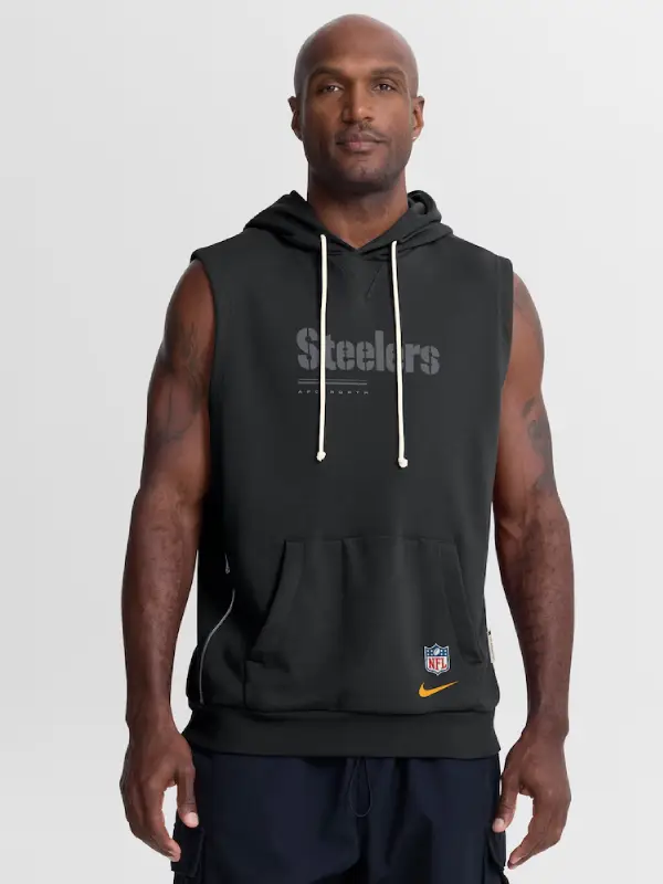 Pittsburgh Steelers Nike Sideline Sleeveless Hoodie