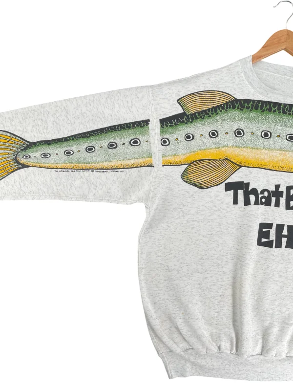 That Big Eh Fish Grey Sweatshirt