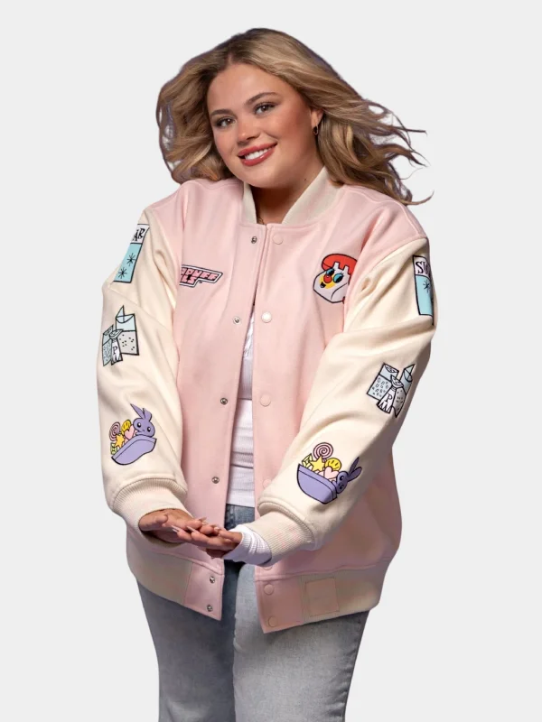 The Powerpuff Girls Varsity Jacket Cakeworthy