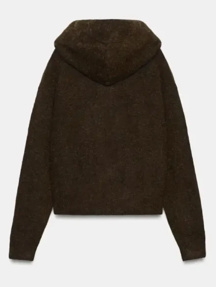 Bow Hoodie Cardigan Zara