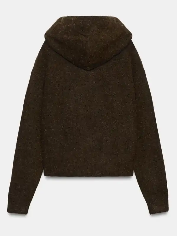 Bow Hoodie Cardigan Zara