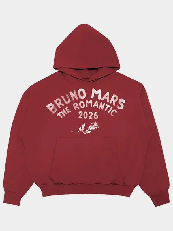 Bruno Mars The Romantic Tour Hoodie 2026
