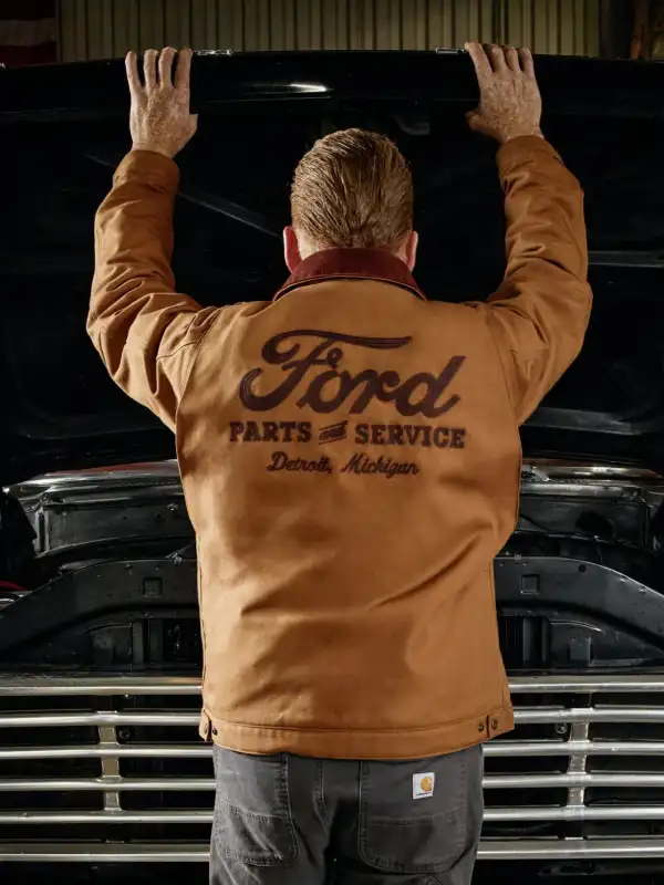 Carhartt x Ford Detroit Jacket Brown
