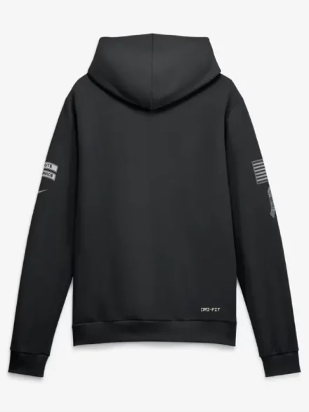 Chicago Bears Nike 2026 Salute to Service Sideline Dri-FIT Pullover Hoodie - Black