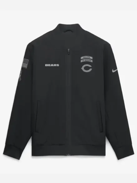 Chicago Bears Nike Salute to Service Bomber Jacket 2026