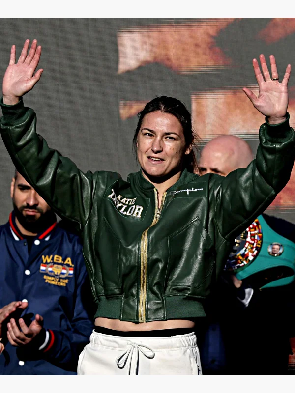 Croke Park Katie Taylor Leather Jacket - Image 4