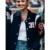 Kate Upton Astros Varsity Jacket Blue