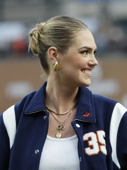Kate Upton Verlander Astros Jacket Blue